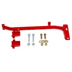 Manual Steering Rack Conversion Bracket, Red Powdercoat, Chevrolet, Pontiac, Kit