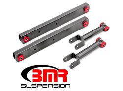 Control Arms, Rear, Tubular/Boxed, Steel, Black Hammertone Powdercoated, Buick, Chevy, GMC, Olds, Pontiac, Kit