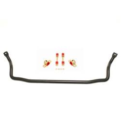 Sway Bar, Black, Solid, Steel, Front, 1 1/4 in. Diameter, Chevy, Pontiac, Kit