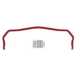 Sway Bar, Red, Solid, Steel, Rear, 1 in. Diameter, Buick, Chevy, Oldsmobile, Pontiac, Kit