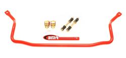 Sway Bar, Front, Solid Steel, Red Powdercoated, 1.25 in. Diameter, Buick, Chevy, Oldsmobile, Pontiac, Kit