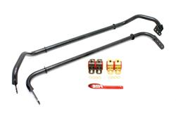 Sway Bars, Front and Rear, Hollow, Steel, Black Hammertone Powdercoated, Chevy, 3.6L, 6.2L, Set