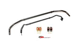 Sway Bars, Front and Rear, Hollow, Steel, Black Hammertone Powdercoated, Chevy, Kit