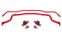 Sway bar kit with bushings, front (SB044R) and rear (SB762R) 2015-2022 S550 Mustang