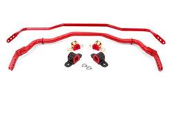 Sway bar kit with bushings, front (SB764R) and rear (SB045R) 2015-2022 S550 Mustang