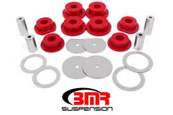 Bushing kit, rear cradle, polyurethane, Red, 2008-2020, Challenger