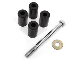 Bushings, Rear Cradle, Aluminum, Black Anodized, Ford, Kit