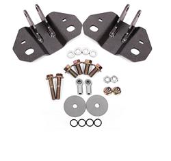 Shock Mount, Rear, Upper, Steel, Red Powdercoated, Ford, Pair