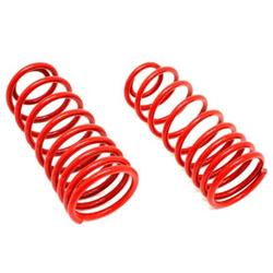 Lowering Springs, 1.250 in., Coil, Red, Red Powdercoated, Chevy, Pontiac, Pair