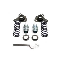 Coilover Conversion, Front, Black Hammertone Powdercoated, Chevy, Pontiac, Kit