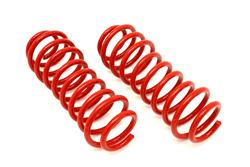 Lowering Springs, 1.50 in., Coil, Rear, Red Powdercoated, Ford, Pair