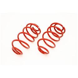 Lowering Springs, 1 in., Coil, Rear, Red Powdercoated, Buick, Chevy, Oldsmobile, Pontiac, Pair