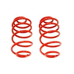 Lowering Springs, 2 in., Coil, Rear, Red Powdercoated, Buick, Chevy, Oldsmobile, Pontiac, Pair