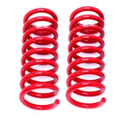 Lowering Springs, 2.0 in. Front, Red Powdercoated, Buick, Chevy, Oldsmobile, Pontiac, Pair