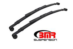 Lowering Spring, Leaf, Rear, Black, 2 in. Drop, 190 lbs./in. Spring Rate, Chevy, Pontiac, Pair