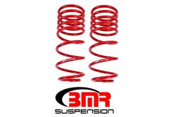 Lowering Springs, 1.250 in., Coil, Rear, Red Powdercoated, Chevrolet, Pontiac, Pair