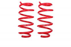 Lowering Springs, 1.25 in., Coil, Front, Red Powdercoated, Dodge, Pair