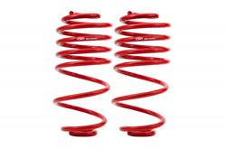 Coil Springs, Lowering Springs, 2 in., Coil, Rear, Red Powdercoated, Buick, Chevy, Oldsmobile, Pontiac, Pair