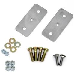 Sway Bar Relocation Bracket, Stainless Steel, Natural, Ford, Kit