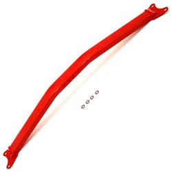 Strut Braces, Front Upper, Red Powdercoated, Steel, Ford, Each