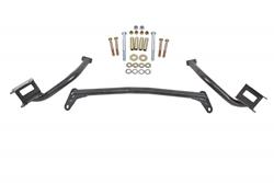 Torque Box Reinforcement Plates, Upper, Rear, Steel, Black Hammertone Powdercoated, Ford, Kit