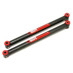 Control Arms, Tubular, Rear, Lower, Steel, Black Hammertone Powdercoated, Pontiac, Pair