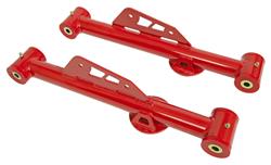 Control Arms, Tubular, Rear, Lower, Steel, Red Powdercoated, Ford, Pair