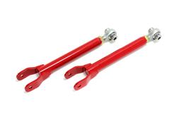 Trailing Arms, Adjustable, Tubular, Rear Lower, Steel, Red Powdercoated, Chevy, Pontiac, Pair