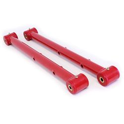 Control Arms, Rear Lower, Tubular, Steel, Red Powdercoated, Buick, Chevy, GMC, Oldsmobile, Pontiac, Set