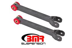 Trailing Arms, Boxed, Rear, Lower, Steel, Non-Adjustable, Black Hammertone Powdercoated, Chevy, Pair
