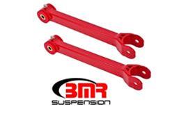 Trailing Arms, Boxed, Rear, Lower, Steel, Non-Adjustable, Red Powdercoated, Chevy, Pair