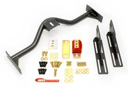 Transmission Crossmember, Conversion, Steel, Black Hammertone Powdercoated, Chevy, Pontiac, Each