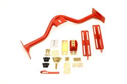 Transmission Crossmember, Conversion, Steel, Red Powdercoated, Chevy, Pontiac, Each