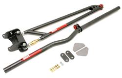 Torque Arm Kit, Steel, Crossbrace, Black Hammertone Powdercoated, Chevy, Pontiac, Kit