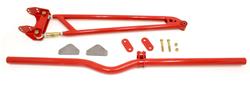 Torque Arm Kit, Steel, Crossbrace, Red Powdercoated, Chevy, Pontiac, Kit