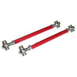 Toe Rods, Rear, Steel, Red Powdercoated, Cadillac, Pair