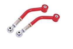 Control Arms, Tubular, Rear Upper, Steel, Red Powdercoated, Dodge, Pair