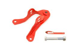 Control Arm Relocation Bracket, Rear, Upper, Steel, Red Powdercoated, Bolt-On, Ford, Each