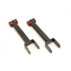 Control Arms, Tubular, Rear Upper, Steel, Extended Length, Black Hammertone Powdercoated, Chevy, Pair