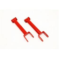 Control Arms, Tubular, Rear Upper, Steel, Extended Length, Red Powdercoated, Chevy, Pair