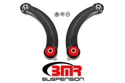 Control Arms, Rear, Upper, Billet Aluminum, Polyurethane Bushings, Black Anodized, Ford, Pair