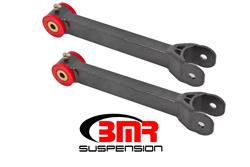 Trailing Arms, Boxed, Rear, Upper, Steel, Non-Adjustable, Black Hammertone Powdercoated, Chevy, Pair