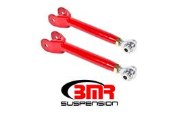 Trailing Arms, Tubular, Rear, Upper, Steel, Single Adjustable, Red Powdercoated, Chevy, Pair
