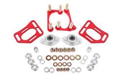 Caster camber plates, Red, 1990-1993, Fox Mustang