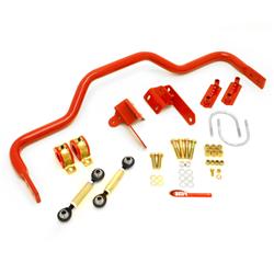 Sway Bar, Rear, Steel, 3.00/3.25 in. Axle Tubes, Red, 1 3/8 in. Diameter, Chevy, Pontiac, Kit