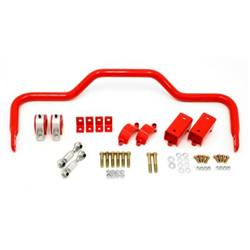 Sway Bar, Rear, Steel, 3.0 in. Axle Tubes, Red Powdercoated, 1 3/8 in. Dia, Chevy, Oldsmobile, Pontiac, Kit