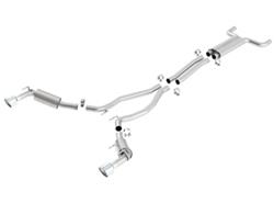 Exhaust System, S-Type, Cat-Back, Dual, Stainless Steel, Natural, Rear Exit, Chevy, 6.2L, Kit