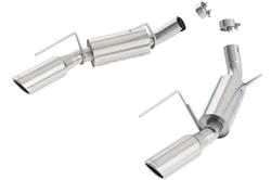 Exhaust System, S-Type, Dual, Stainless Steel, Natural, Split Rear Exit, Ford, 4.6L, Kit