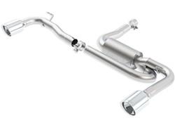 Exhaust System, S-Type, Rear Section, Single In/Dual Out, Stainless Steel, Natural, Rear Exit, Mini, 1.6L, Kit