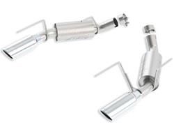 Exhaust System, ATAK, Rear Section, Dual, Stainless, Natural, Split Rear Exit, Ford, 4.6L, Kit